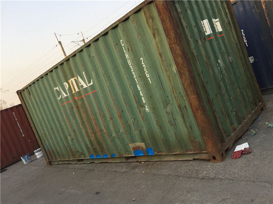 China Recipientes de armazenamento do metal de 20 Ft/carga útil internacional do recipiente 28000kg fornecedor